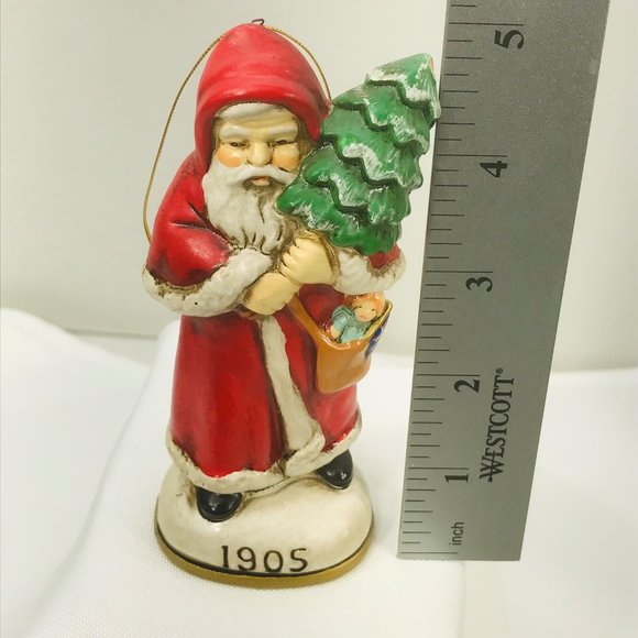 Vintage Christmas Reproductions Memories Of Santa Ornament 1905 Preowned In Box - Picture 7 of 9